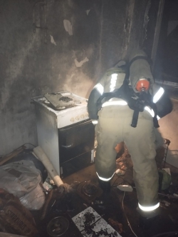 В Альметьевском районе мужчина из-за неосторожного обращения с огнем устроил пожар в собственной квартире 