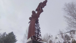 Полицейские задержали 43-летнего жителя Альметьевска, разобравшего часть скульптуры «Мать Татария»