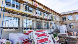 В Новокашировской школе идёт капитальный ремонт