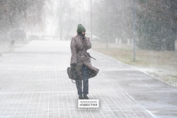 Татарстанцев предупредили о предстоящем сильном снеге и метели 