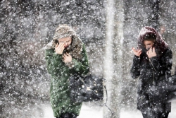 В пятницу в Татарстане ожидается сильный снег и метель