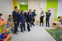 Минниханов открыл новый детсад в Альметьевске